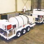 mobile aircraft washing system-