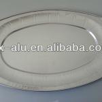 Aluminium Oval foil Food Platter(Medium)