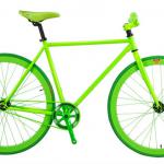 fixed gear bike 700c single speed track bicycle green for road whosale-fixed gear bike