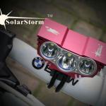 Solarstorm X3 water-proof 3 led MTB bicycle light with battery pack-X3