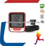 LCD Digital Speedometer Odometer Calories speed distance waterproof sunding wireless bicycle compute with heart rate monitor-CXJJ-06159