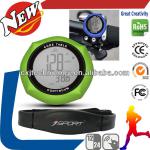 Fast Production OEM/ODM speed distance calories heart rate monitor wireless digital bicycle computer with light for whloesale-C015+wireless digital bicycle computer