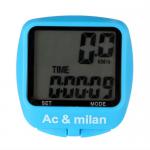 10 Functions Waterproof LCD Bike Bicycle Odometer Speedometer Blue-OS004