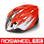 CE approved Adult in-mold bicycle helmet with LED light-91418