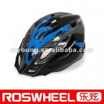 Adult out-mold bicycle helmet with flashing LED light-92421
