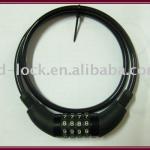 60cm 4digital resettable combination cable bike lock-QA806