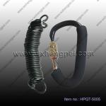 aluminum carabiner hook with rope&amp;coded lock/ bicycle carabiner lock with cable/ bicycle combination lock set-HPQT-5005