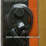 60cm black high security combination thicker cable bicycle lock-CL032