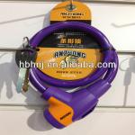 HNJ colorful high quality cable bike lock in China-HNJ-BC-06