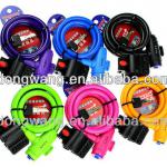 hot seller multi-color colorful available bike cable lock-TY533e