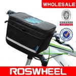 [11812] ROSWHEEL bicycle handlebar bag with inverted trapezoidal design-11812