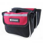 Newest Cycling Frame Pannier Mountain Bike Saddle Bicycle Front Tube Bag Red-SC- 0K251C
