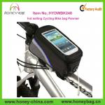 2014 popular cheap Design Large Waterproof ployester bicycle bag for iPhone, durable Bike saddle bag factory-HYDWBK248
