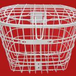 steel basket with cover for E-bike-HNJ-BB-095