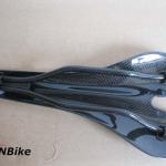 100% carbon fiber bicycle saddle,3k clear coating cheap carbon saddle-