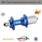 Alloy bicycle rear hub with aluminum cassette-