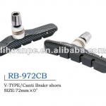 2012 rubber bicycle brake shoes-972CB