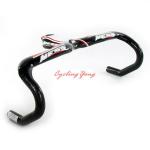 NESS Full carbon fiber/road Integrated handlebar BLACK Bicycle parts-Integrated