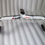 2012 Italy Cinelli ram 2 Full carbon Integrated handlebar white/black Bicycle parts 420x110/120x28.6mm (stem) Black/white-HB-05