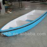 Good performance fiberglass rowing boat for 2-4 person fishing in the river new arrivel 2013-