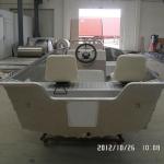 deep-v welded steering aluminum fishing boat with center contral-HRCZ5000