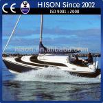 Hison factory promotion fast charger gasoline cabin boat-sailboat