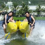 2012 {Qi Ling} two tube fishing boat with yellow red blue and Secondary color for choose