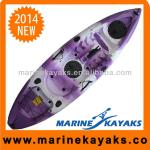 Marine Sit On Top Fishing Kayak Purple White
