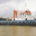 Tug Boat And Barges-
