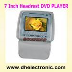 New Arrival! Car Video 7 inch Heardrest DVD Player with Zipper