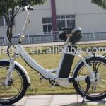 aluminum alloy lovely electric/electrical bicycle/bike 20&quot; 200W/250W/300W/350W foldable/folding /pedelec/velo electrique pliable