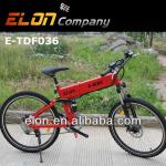 Foldable mountain bicycle with inner battery (E-TDF036)-E-TDF036