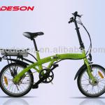 CE Approved 18&quot;electric folding bicycle TZ181, striking and ingenious design, great for commuting