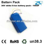 Deep cycle battery 36V/10Ah ebike li-ion battery pack-