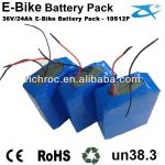 Top quality electric bike battery 36V24Ah e-bike battery pack-
