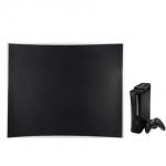 Protective Practical Thick Carbon Fiber Skin Full Body Sticker Cover Kit for XBOX360 Slim (Black)