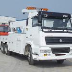 wrecker truck, flat board jac wrecker,4*2 or 6*4 jac or howo dongfeng towing road wrecker, flat 2-in-1 automoble-hy2362