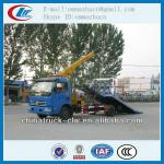 Chinese old brand 10 ton wrecker towing truck with crane