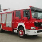HOWO 4x2 China water foam fire truck-HTC3181FF