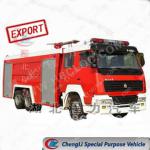 Fire truck, Fire engine, 10000~12000 water tank with foam tank, 6*4 driven system.-