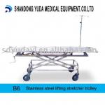 stainless steel lifting stretcher trolley