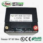 12V 60Ah lithium phosphate battery pack for golf carts-