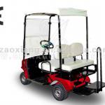 Economy 4 seater Car Golf Cart on sale, full electric power, smart folded design, red color, CE approveed and full warranty!-