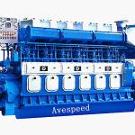 AVESPEED N6210 series four stroke water cooling diesel power boat engine-