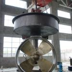 Azimuth thruster with tube-