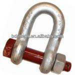 Electrical galvanized Dee shackle, 2150-G2150