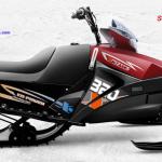 320cc bombardier snowmobile rubber track,pocket snowmobile,snowmobile kids,snowmobile sledge,snowmobile track system-SnowEagle320
