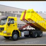 HOWO 6x4 hook loading truck-