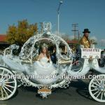 white wedding horse carriage/used cinderella wedding horse carriages for sale-