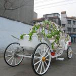 2014 New Hot Sell Cinderella princess pumpkin horse and carriage/Bridal horse drawn carriage/ wedding favor carriage-YN-P015